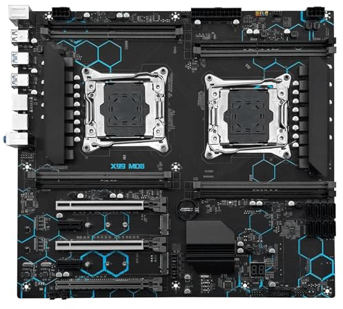scheda madre Fit For MACHINIST X99 MD8 Scheda madre Dual CPU E-ATX Supporto processore Xeon LGA 2011-3 8 DDR4 Slot USB3.0 SATA3 NVME M.2