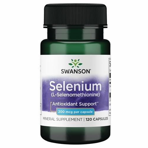 Swanson Semsc Selenium 200 mcg, Antioxidant, 120 Capsules