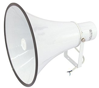 OMNITRONIC HR-20 Druckkammerlautsprecher | Wetterfester Druckkammerlautsprecher, 100 V 10/20 W RMS