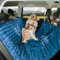 Kurgo Loft Hammock, Dog Car Seat Protector, Water- and Stain-Resistant, Secure Fit, Reversible, Blue/Orange