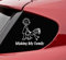 Aufkleber Autoaufkleber JDM Die Hart - Making My Stick Figure Family Funny Auto Laptop Tuning Sticker Decal Heckscheibe LKW Sticker 127mmx127mm