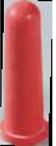 Ersatzsauger rot Kälbersauger 125 mm mit Schlitz