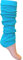 Ladies & Girls Bright Fluorescent Neon Stretch Fit Comfort Ankle Leg Warmers (Sky Blue)