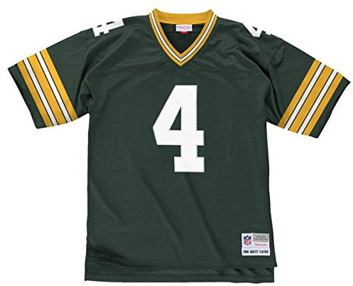 Mitchell & Ness Brett Favre Green Bay Packers Replica Throwback NFL Trikot Grün S