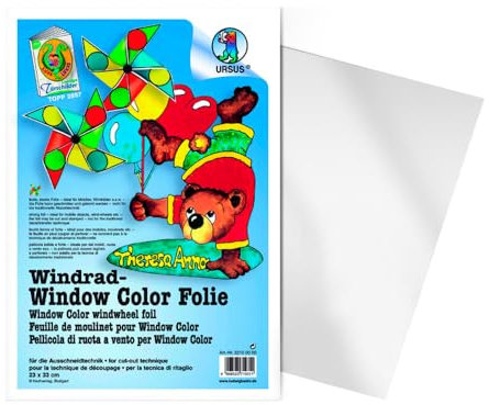 Windrad/Mobile-Folie, farblos 50x70cm, 1 Stück