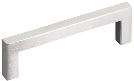 SOTECH Möbelgriff E8 BA 96 mm Edelstahl SS201 gebürstet | Stangengriff Bügelgriff für Küche Bad und mehr
