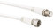 Schwaiger GmbH -KVCVHQ50 532- SAT-Antennen-Adapterkabel/ 5 m Anschlusskabel/konfektioniert/ 90 dB/ 2-Fach geschirmt/F-Stecker > F-Buchse/weiß