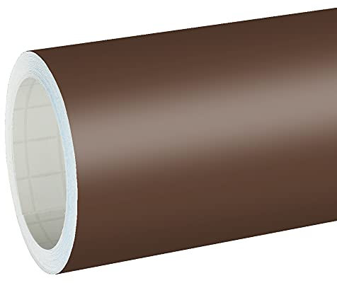 6,03€/m² Rapid Teck® Matt Folie - 800 Nougat Braun - Klebefolie - 5m x 63cm - Folie Matt Plotterfolie - Klebefolie selbstklebend - auch als Moebelfolie -Dekofolie