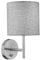 Globo Design Wand Leuchte Strahler Textil grau Nacht Licht Lese Lampe Beleuchtung Schalter 15185W, Beige,grau, Norme
