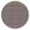 Carpetsale24 Runder Hochflor Teppich 80 cm in Beige, flauschig & weich, einfarbiges Design, ideal für Flur, Eingangsbereich oder kleine Räume