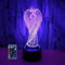 HPBN8 Ltd 3D Engel Optical Illusions LED Lampen 7/16 Farbwechsel Fernbedienung Berühren Tabelle Schreibtisch-Nacht Licht Mit USB-Kabel für Kinder Schlafzimmer Geburtstagsgeschenke Geschenk