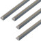 JANDEI – 4 Profilés en Aluminium Gris 1 M, Canal en Forme de V pour l'installation de Bandes de LED dans des coins à 90º, Diffuseur Semi-transparent. Embouts et Clips montage (18,2mm x 18,2mm)