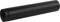 Ofenrohr Rauchrohr Kaminrohr Bogen Knie 45° 90° Doppelwandfutter Abgaswärmetauscher Radiator Wandrosette Stahlrohr Schwarz 2mm (Rohr 1000mm, 130mm)