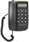 Telefono con filo, telefono fisso con segreteria telefonica, telefono da parete da tavolo per casa/hotel/ufficio con identificazione automatica del doppio FSK/DTMF (nero)