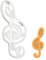 bakerlogy Violinschlüssel Ausstechform, 1 Teil