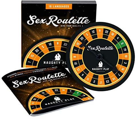 Tease & Please Naughty Play Sex Roulette (10 Sprachen) - Spiele für Erwachsene für mehr Abenteuer in Ihrem Sexualleben - Brettspiele Erwachsene für etwas Spaß im Schlafzimmer
