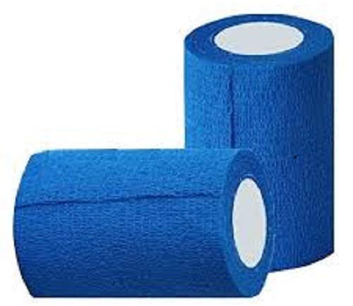 Cohesive Bandage Blue 7.5cm x 4.5M Pack of 12 Self Adhesive First Aid Sports Flexible Bandage