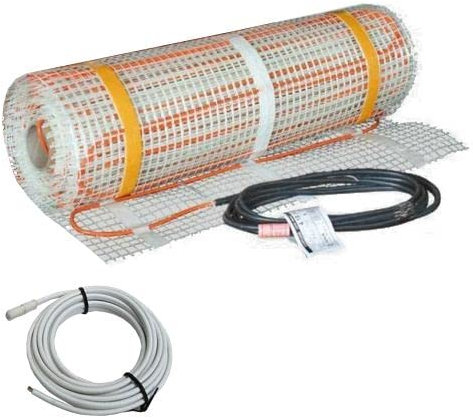 500 Watt PREMIUM Fußbodenheizung elektrisch Fliese Bad Heizmatte 2,5 m² | 500 Watt | 5,0 x 0,5 m OHNE Thermostat