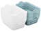 Annkky Mini Shallow Storage Basket, 12 Packs Plastic Storage Tray