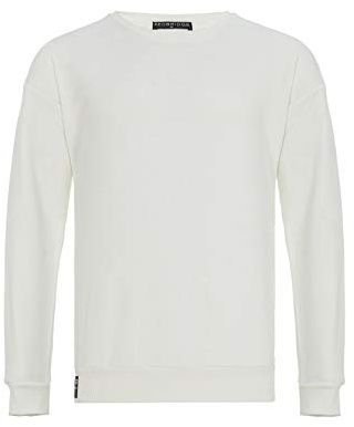 Redbridge Oversize Sweatshirt für Herren Pullover Sweater Longsleeve Premium Basic Real Weiß XL