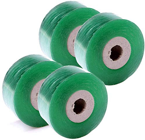 4 Rollen Pfropfband, 120M x 2CM, dehnbares Baumpfropfband, Pflanzenreparaturband, für Knospen, Pflanzen, Pflanzenreparatur