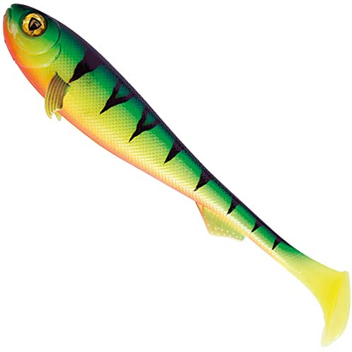 Fox Rage Super Slick Shad 28cm - Gummifisch, Farbe:UV Firetiger