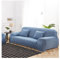 Daesar Couchbezug Eckcouch 2 Sitzer M, Überwurf für Sofa Polyester Modern Eisblau Sofa Bezug Stretchy 145-185