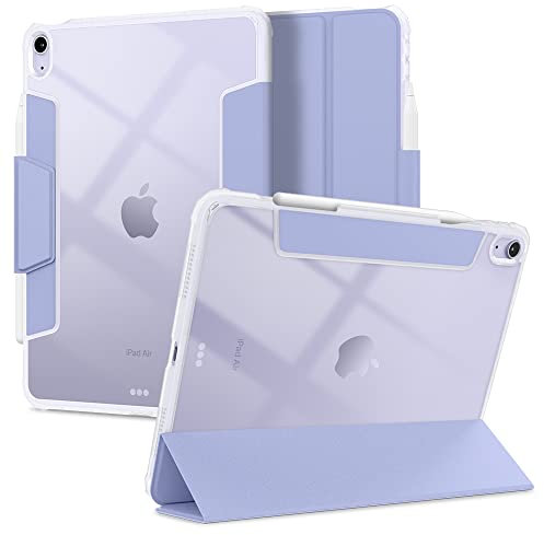 Spigen Ultra Hybrid Pro Hülle Kompatibel mit iPad Air 7. M3 (2025) / 6. M2 (2024) / 5. (2022) / 4. Generation (2020) 11 Zoll und 10.9 Zoll Case - Lavendel