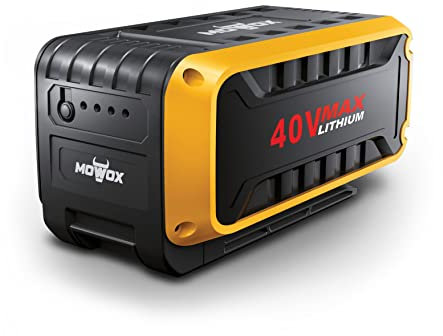 Mowox® BA 159 Lithium Batterie Li-Ion Ersatz-Akku 40V, 5,0 Ah, 20 Lithium-Ion Cellen, LED- Ladezustandsanzeige, Akkuleistung 180 Wh, Ersatzakku ist kompatibel mit Allen Mowox® 40 V-Garten-Geräten