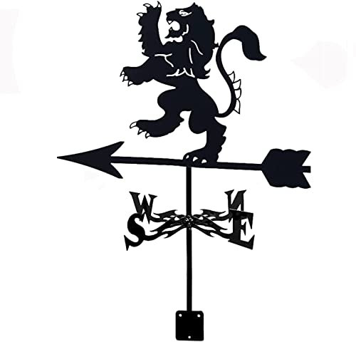 Windfahne, Wetterfahne, Feenkühe, Wetterfahne, Wetterhahn, Windrichtungsanzeiger, Edelstahl, langlebig mit Anti-Rost-Beschichtung für Garten, Terrasse, Hof, Dekoration