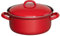 Riess, 0130-020, Kasserolle mit Deckel 20cm, 2L, Classic, COLOR ROT, LBH 27,4 x 21,8 x 13,6cm, Gewicht 1,297kg