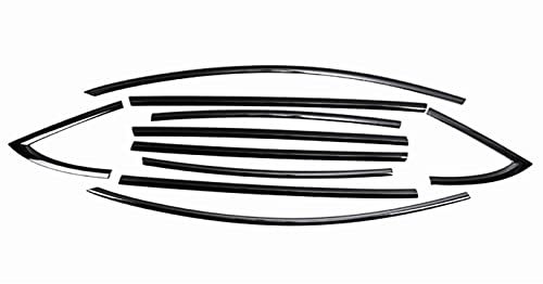 Car Window Trim Strip Body Kit For 2017-2025 Tesla Model 3 Titanium Black