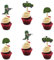 Seyal® Coole Army Trops Cupcake-Topper