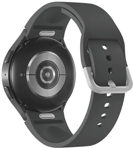 Correa de Silicona para Samsung Galaxy Watch 7/6/5/4/FE Band 40mm 44mm/6 Classic 47mm 43mm/Watch 4 Classic 46mm 42mm ,20mm One Click Correas Deportivas Repuesto Banda para Mujeres/Hombres,Gris oscuro