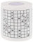 Mobestech Kreatives Sudoku Toilettenpapier Lustige Bedruckte Hygienepapiere Für Bad Restaurant Komfortabel Originelles Design Für Zuhause Und Gastronomie