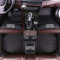 nAutochoose Auto Fußmatten Anpassen für Smart 453 Coupe/Forfour/Fortwo/Roadster Limousine, SUV, Sportwagen, Polster, Schutz, rutschfeste Leder-Bodeneinlagen Schwarz