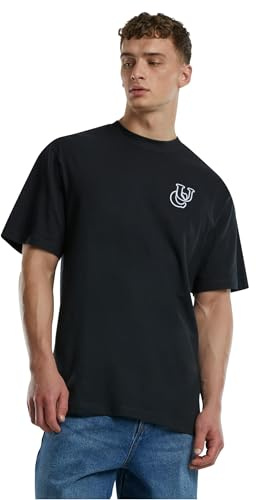 Urban Classics UC Shiny Logo Tall Tee Black, XL