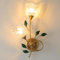 LOGT Rustikal Wandlampe Florentiner Rose Wandleuchten aus Innen Metall und Glasschirme Blütenform 2 Flammig 2 x E14 Nachttischlampe Wandbeleuchtung für Wohnzimmer Esszimmer Schlafzimme