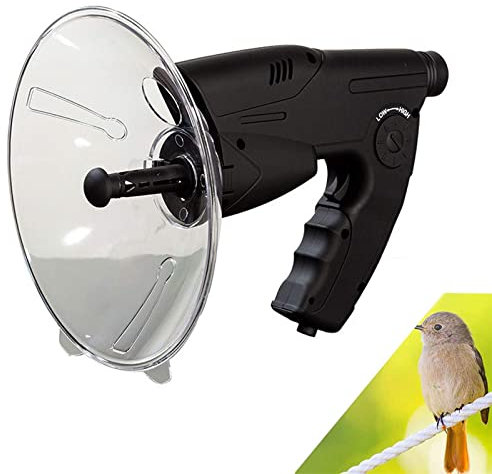 MYVVKIA Tragbares Parabolmikrofon-Monokular, Bionic Ear Long Range Birds Listening 100M, digitales Gerät zur Naturbeobachtung und zum Abhören, für Outdoor-Aktivitäten und