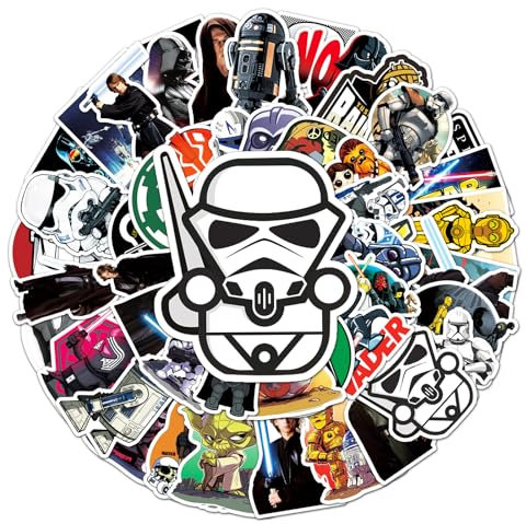 50 Stück Laptop Aufkleber, Wasserfeste PVC-Aufkleber für DIY-Dekoration, Graffiti-Stil Stickers für Autos Motorräder Laptops Fahrräder Skateboards Skier Snowboards Gepäck etc.