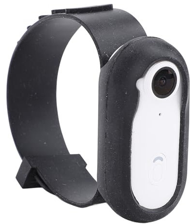 Annadue Haustierhalsband Kamera, 4K 30FPS HD Haustierkameras mit Videoaufzeichnung, Kleine Action Kamera mit Rückclip für Outdoor Sport Vlogging (White)