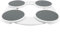 Lazy Susan für Esstisch, 360-Grad-Drehung, Esstisch-Drehteller, Lazy Susan-Drehteller, Runde Servierplatte, Tischplatte, Drehbares Tablett für Rechteckige und Längliche Tische