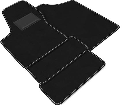 DHCarMats | Auto-Fußmatten Fiat Seicento von 1998 bis 2011 | Automatten kompatibel | Autozubehör - komplettes Set vorne und hinten