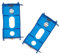 DOITOOL Battery Organizer Tester 4pc Plastic D-cell Battery Holder Series/Case Cover