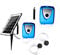 DRESSOOS Solar-powered Aquarium Oxygen Pump 2 Quiet Fish Tank Aerator Rechargeable for Small to Medium Tanks