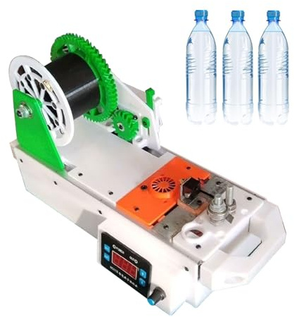3D-Drucker-Extruder, Desktop-Filament-Maker-Maschine, Recycler for recycelte PET-Flaschen, pultrudiertes 3D-Filament aus Plastikflaschen, for Familien, Heimwerker, kleine Studios(Green)