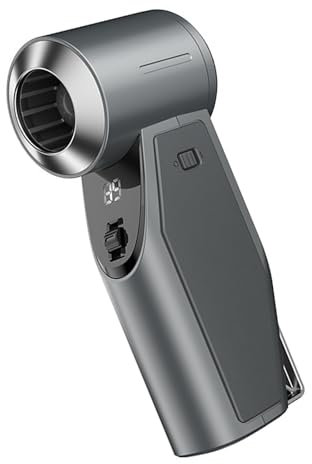 XuQiZZpp Ventilador digital portátil de mano para exteriores, recargable por USB, potente herramienta de refrigeración para acampar al aire libre, viajes