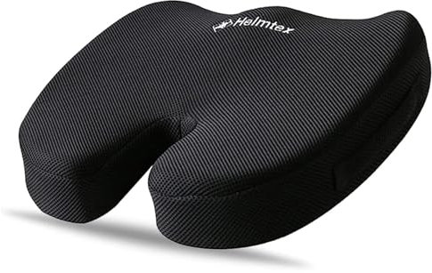 ED LINEN Memory Foam Seat Cushion for Office Chair U-Shaped Ergonomic Chair Pad with Back Support Ideal for Desk Chair Gaming Chair Office Desk Car Seat Use