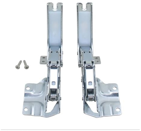 1Pair Fridge Freezer Embedded Door Hinges, Compatible for Siemens, Compatible for Bosch, Built - in Refrigerator Flat Hinges Moisture-Proof