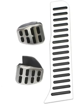 Bremse Fußstütze Pedale Fußpedale Für VW Für Sharan MK2 7N 2010~2022 Gaspedal Bremspedal Fußstütze Rutschfeste Pedalauflagen Bremspedal(3 piece)